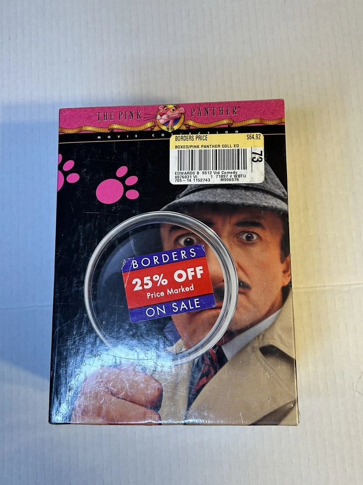 Pink Panther 1997 VHS Factory Sealed 5 Movie Lot Box Set Collection Peter Seller Foto 2 de 4