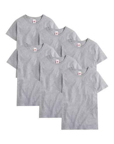 Hanes Men T-Shirt 6Pack Short Sleeve Tee Crewneck Midweight Essentials Authentic - product listing photo