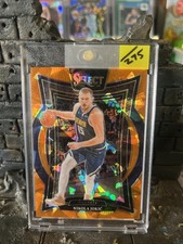 2024-25 Panini Select - Concourse Nikola Jokić #14 Orange Cracked Ice Prizm /275