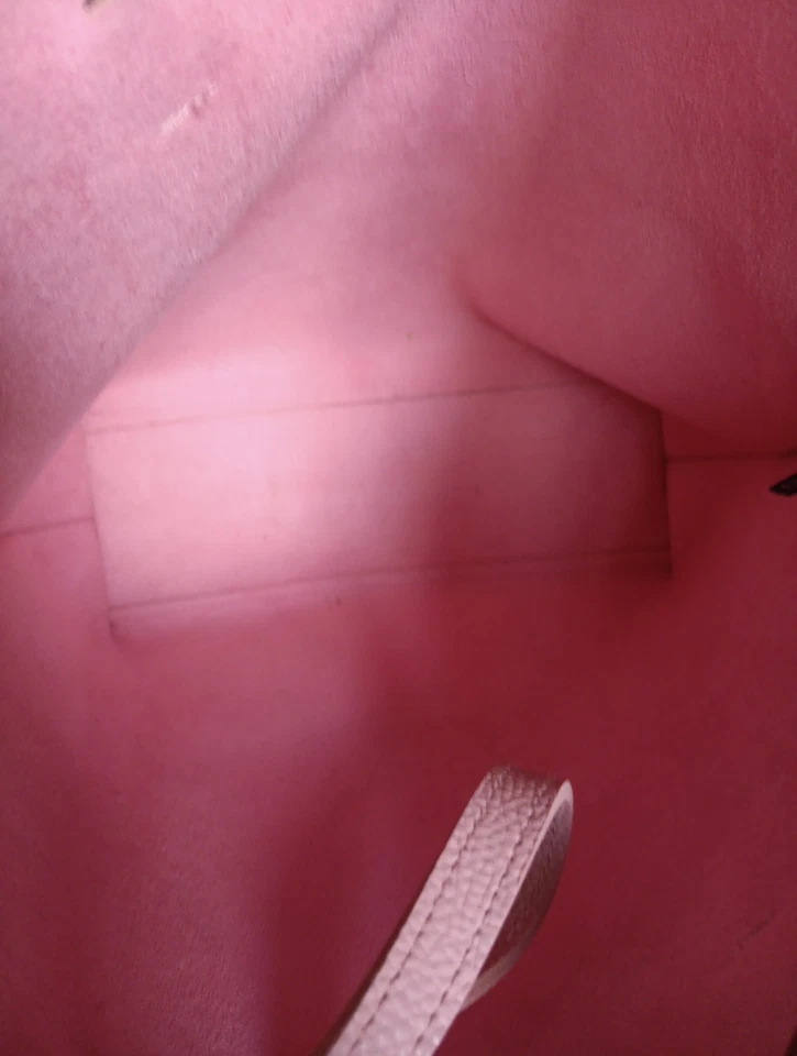 Macy’s Mauve Shopper Picnic 人造皮革 大号 托特包 二手 — 第 4/4 张图片