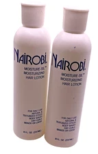 (2) Nairobi Moisture-Sil Moisturizing Hair Lotion For Daily Use, 8 fl oz