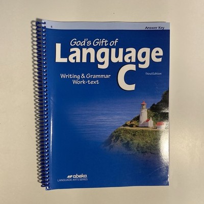 Abeka God's Gift Of Language C Writing & Grammar Work-text Answer Key 3rd