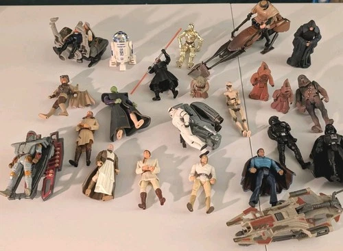 Lot 0f 1990's Star Wars Kenner Hasbro 20x Action Figures + Accessories