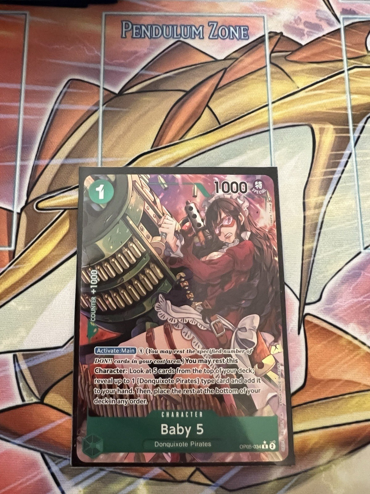 One Piece Card Game Baby 5 OP05-034 R Awakening of the New Era Alternate Art NM