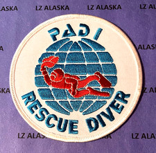 RESCUE DIVER PATCH PADI PROFESSIONAL ASSOC. of DIVE INSTRUCTORS EMS1
