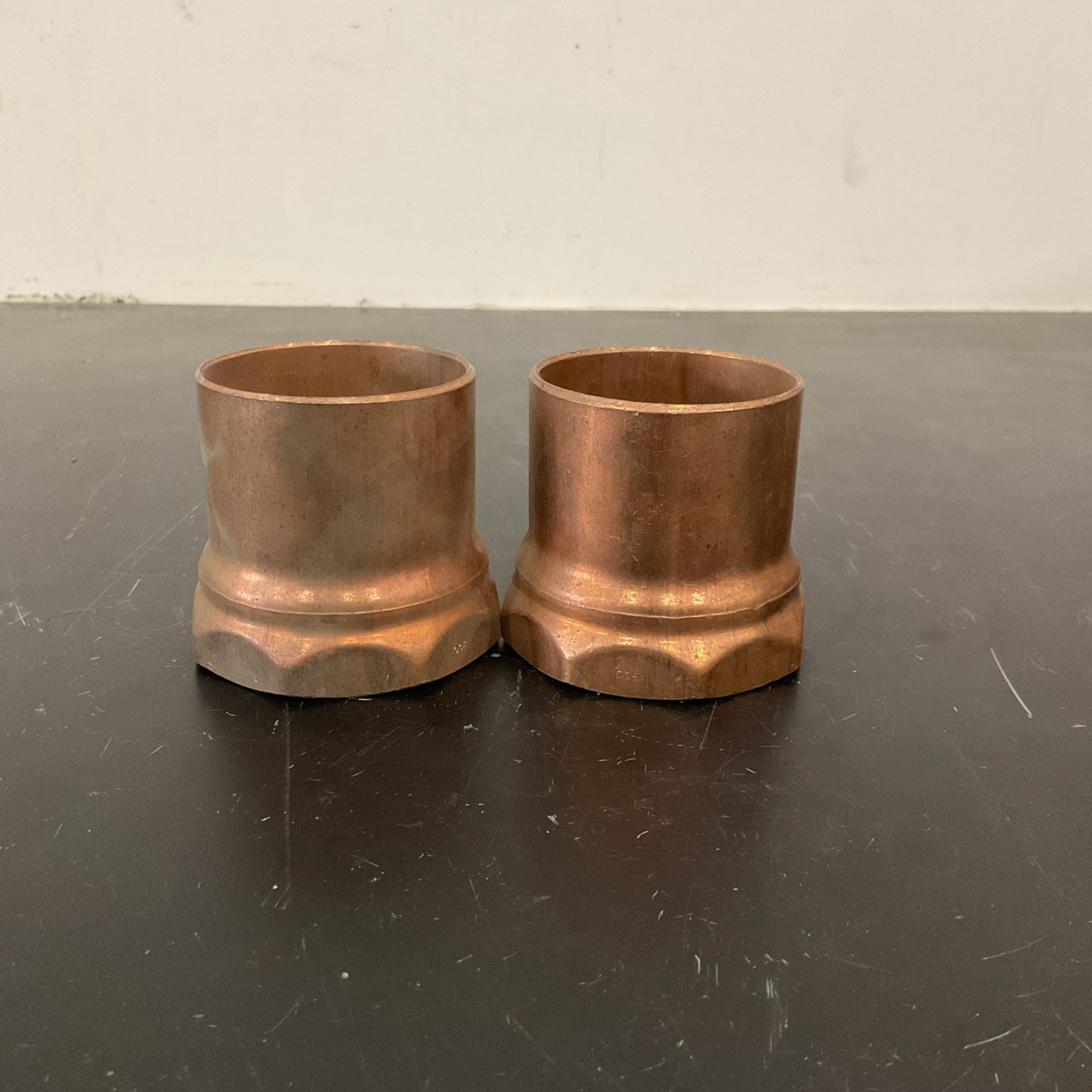 Lot of 2 NIBCO 2" Wrot Copper Female Adapter Plumbing Fittings C x F