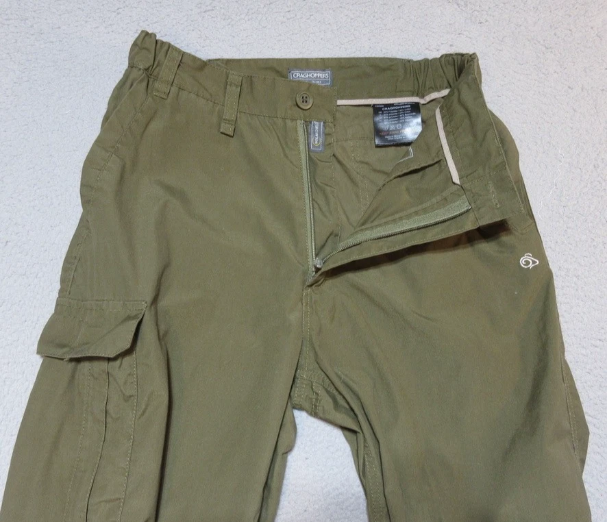 Craghoppers Cargo Pants Small Mens Original Kiwi Trousers Quick Dry
