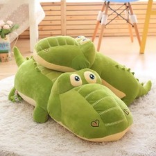 Cute Crocodile Plush Toy   Soft Stuffed Animal Hug Pillow Room Decor Doll