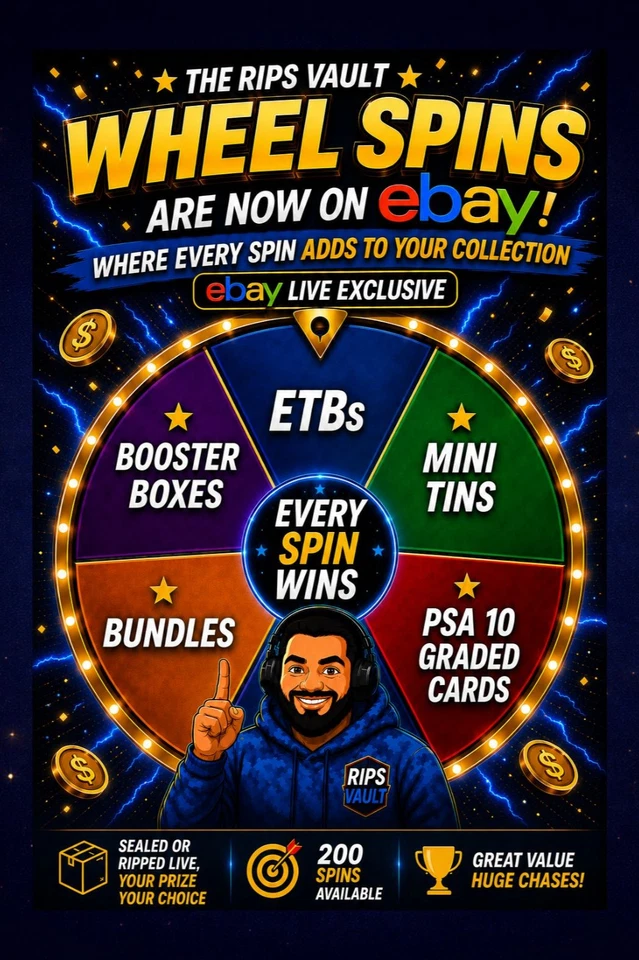 🔥Ripsvault THE WHEEL IS BACK - 200 Sealed Products to be Won! 🔥