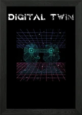Digital Twin Design for Framed Wall Art Poster Canvas Print Picture