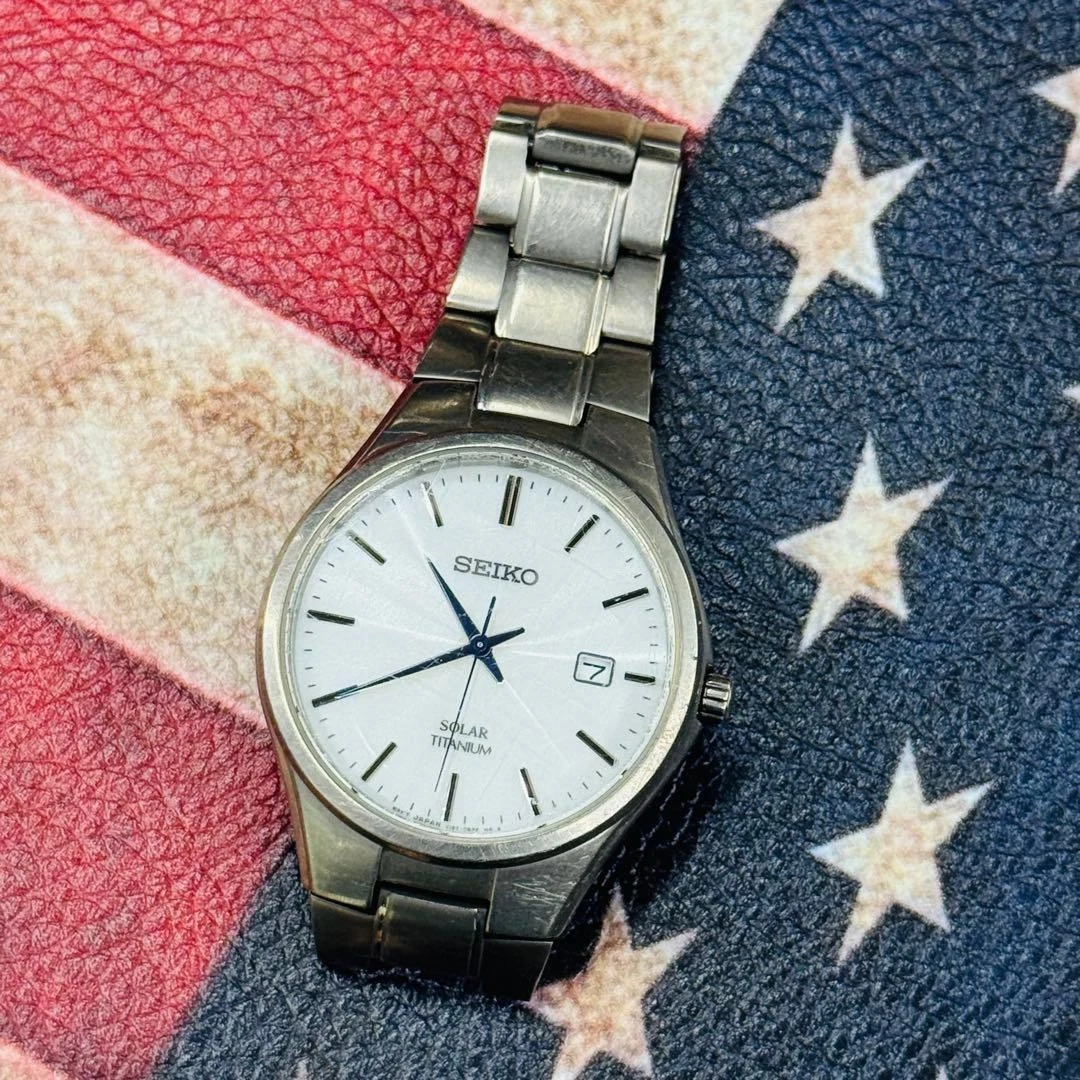 Seiko Solar Titanium Band Wristwatches for sale - eBay