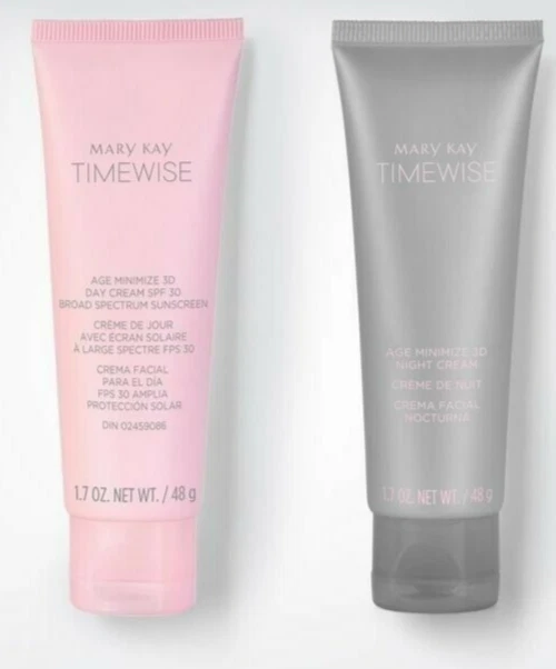 2 PC NIB Mary Kay Timewise "NORM TO DRY SKIN" Age Minimize 3D DAY & NIGHT - Image 2 of 2