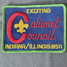 Calumet Council BSA Illinois/Indiana  Jacket Patch Vintage