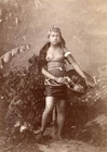 Portrait of a young woman India 1910 Old Photo