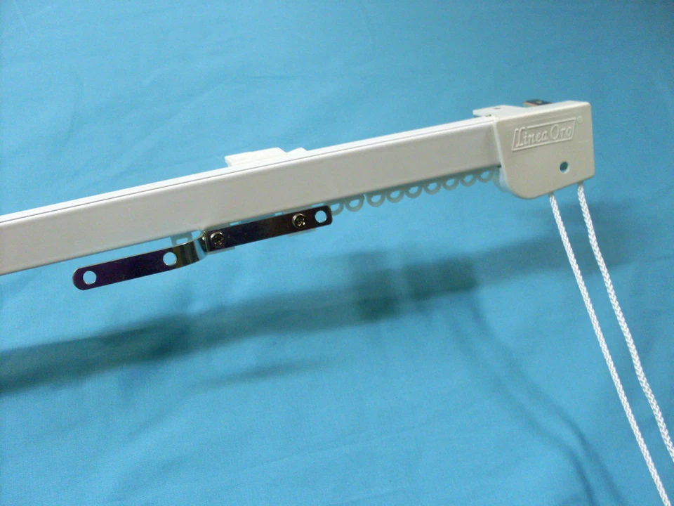 BRICOTENDA BASTONE TENDA A CORDA IN ALLUMINIO BIANCO PREZZO UNICO FINO A METRI 2,20