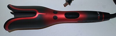 CHI 1  Volcanic Lava Ceramic Pro Spin N Curl Curling Iron Rotating GF8246 Exc LN