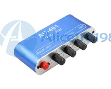 Stereo Audio Microphone Condenser Mic Mixer Board 4 CH Input 1 CH Output DC5-12V