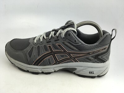 ASICS Women's Gel-Venture Carrier Grey/Rose Gold Running Shoes 1012A476  Sz
