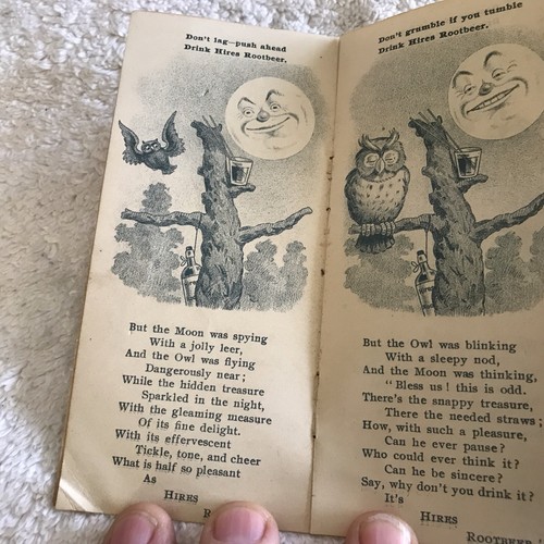 HIRES ROOT BEER 3 DIFFERENT PAPER ADVERTISING POECES EXTRACT BOOKLETS,TRADE CARD - Picture 8 of 12