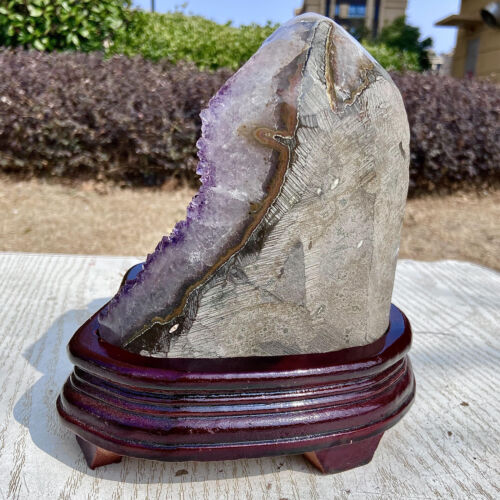 7.45LB Natural Amethyst Cluster Color Crystal Cave Art Collection - Picture 8 of 16