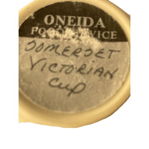 Vajilla victoriana taza de café Oneida cacao caliente Somerset platos tazas de colección - Imagen 6 de 6