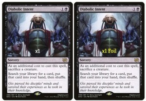 Diabolic Intent Foil | eBay