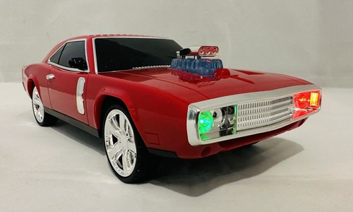 Dodge Challenger Czerwony głośnik BT Wewnętrzny / zewnętrzny Przenośny port USB / WEJŚCIE AUX - Zdjęcie 2 z 5