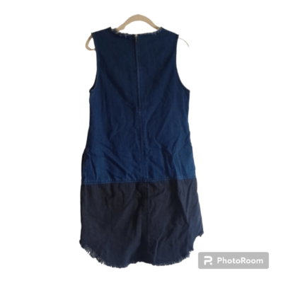 white christmas dresses Raw Edge Denim Short Dress