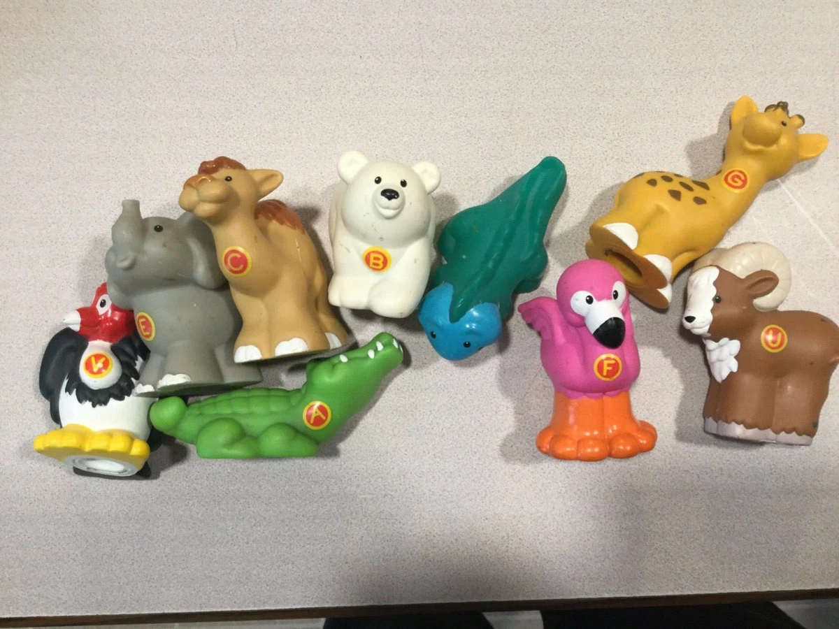 Fisher Price Zoo Alphabet Animals lot of 9 eBay
