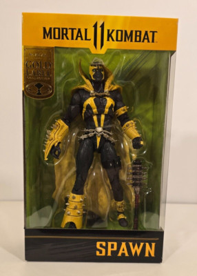 Mortal Kombat 11 SPAWN Figure Gold Label Walmart Exclusive McFarlane Toys 2021