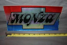 Chroma Graphics Vintage Spectra 70s 80s Auto License Plate Decal Chevy Monza
