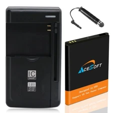 AceSoft 2000mAh Extended Slim Battery Dock Charger for ZTE Citrine LTE Z716BL US