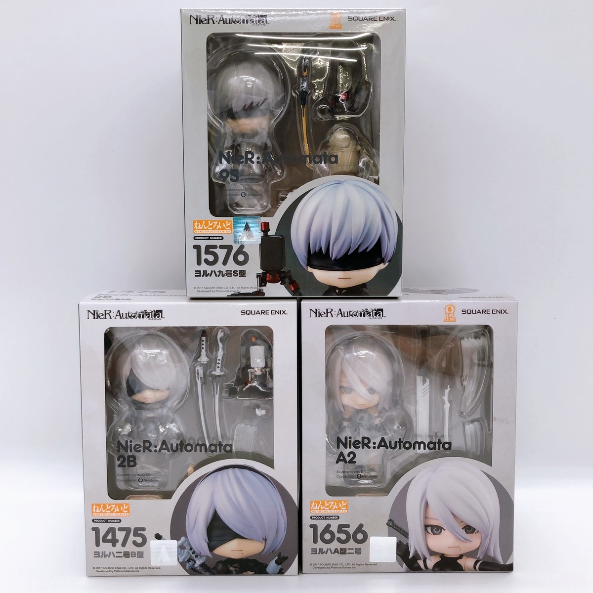 Nendoroid NieR:Automata 2B 9S A2 Set of 3 Action Figure Good Smile 