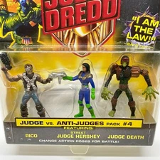 Mega Heroes JUDGE DREDD vs. ANTI-JUDGES #4 Rico Judge Hershey Death 1995