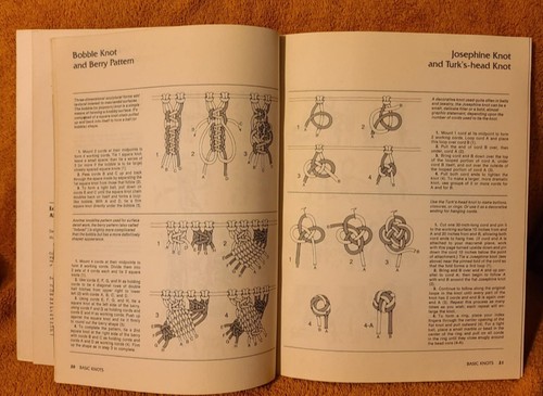 Macrame: Techniques and Projects (A Sunset Book) Vintage 1970s PB W/Patterns - Picture 7 of 13