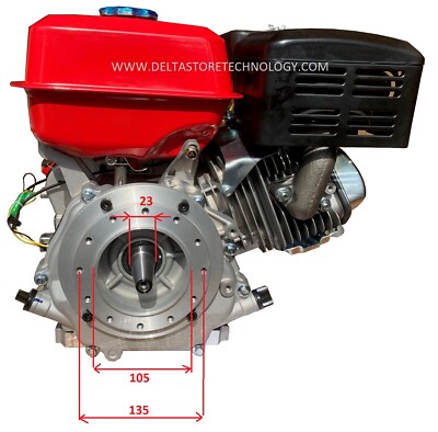 LONCIN G270F L MOTORE A SCOPPIO 9 HP AVVIAMENTO MANUALE ALBERO CONICO 23 Mm Lombardini Ruggerini 4 Tempi Benzina 31197371 - Foto 2