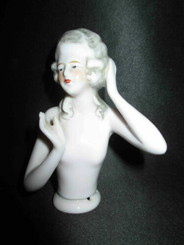 Lot De 3 Petites Poupées , En Porcelaine , Dont 2 Poupons Allemand Marques En Creux 80 99 Germany 7 Cm E
