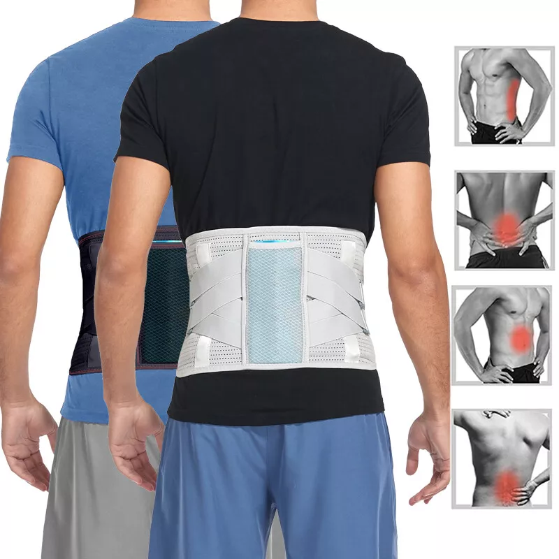 Medical Back Brace Waist Trainer Belt Support Men Women Lumbar Corset  Orthopedic