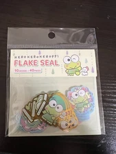 DAISO  Flake Stickers  Sanrio  Kerokero Keroppi 40pieces kawaii Cute Japan F/S