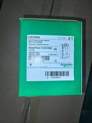 LV510836 New Schneider molded case circuit breaker CVS100E TM30D 30A 3P3D Fixed