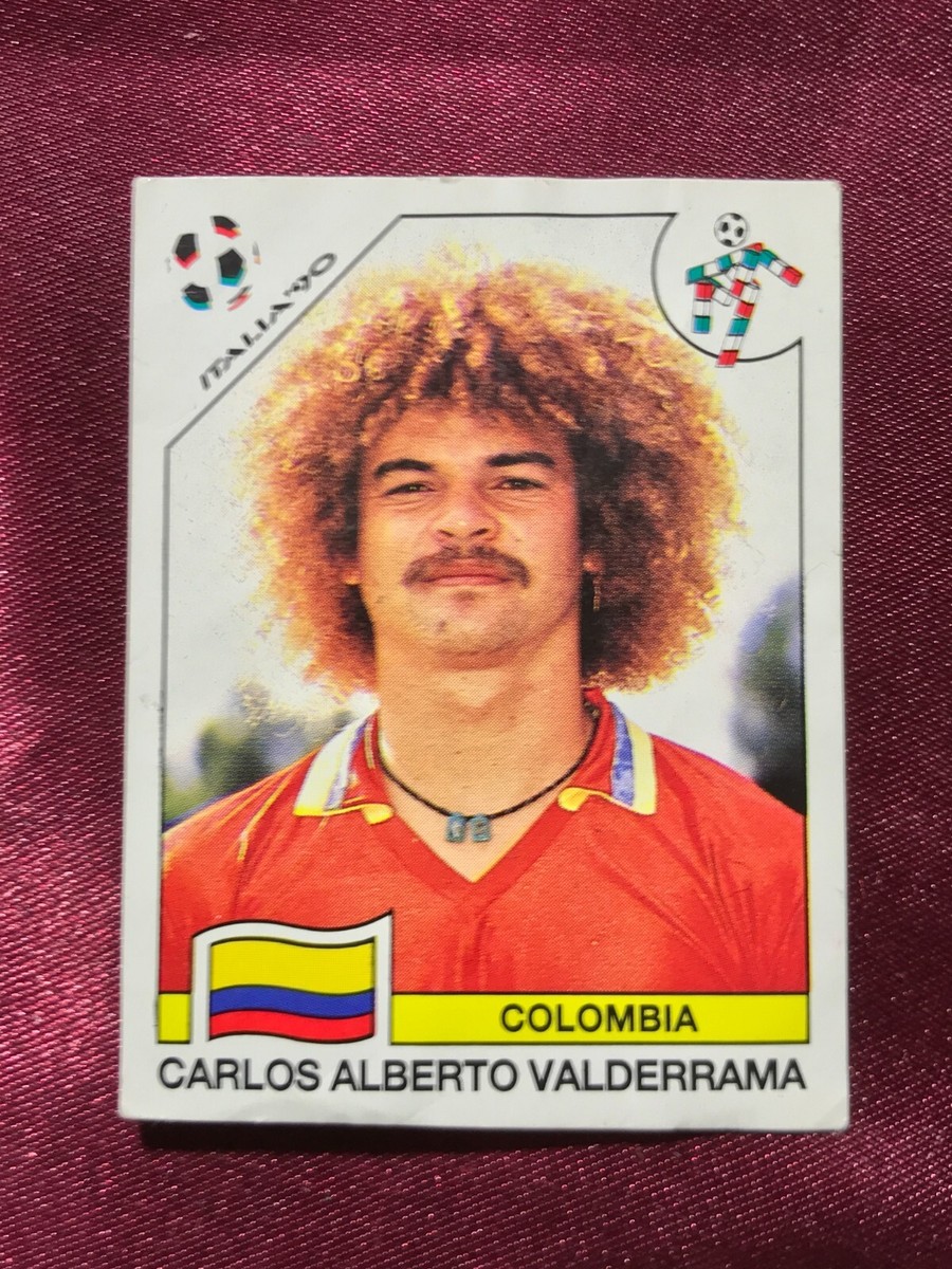 CARLOS VALDERRAMA #300-PANINI ITALIA '90-Columbia-NEW