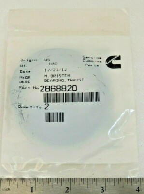 Genuine Cummins 2868820 Bearing Thrust for sale online | eBay