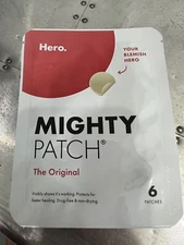 Hero Mighty Patch Original ~ 6 Pack ~ 6 Patches ~ New! ~ Hero.