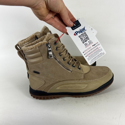Pajar Jeana Ankle Boots Women's 9.5 Brown Suede Leather Round Toe Waterproof - 第 2/10 張圖片