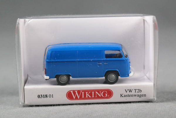 Wiking 031801/0318 01 H0,1:87 - Vw T2B Kastenwagen - Himmelblau - Neuheit 2025!-image