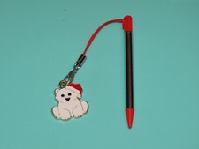 3DS Retractable Stylus Polar Bear Charm - Stylus  Charm Nintendo DS System 1
