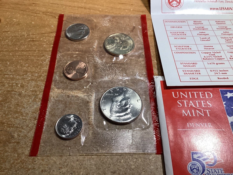 2003 P&D US Mint Set Uncirculated Set in Original Packaging and COA 060723 87 - Image 3 of 4