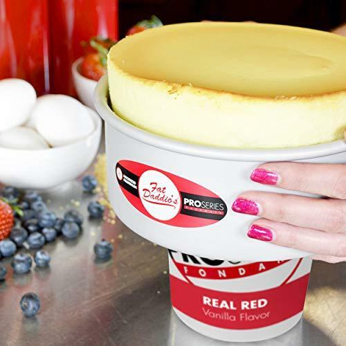 Fat Daddio's Round Cheesecake Pan, 6 x 3 Inch, Silver - Afbeelding 4 van 6