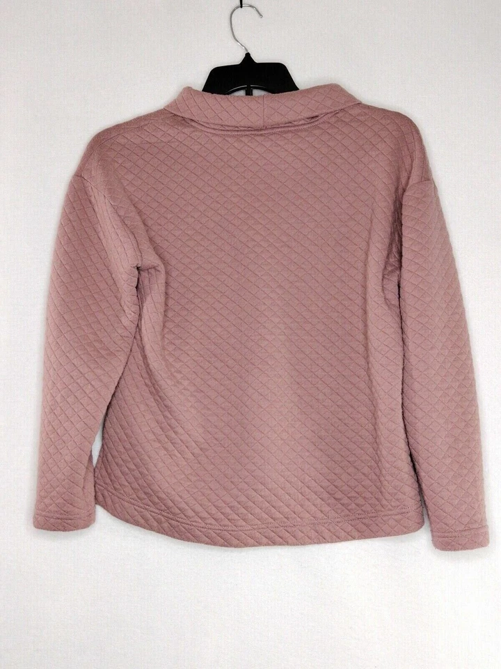 RBX взрослых женщин твердого сирени длинным рукавом диагональная сетка стежок капот шеи свитер - Изображение 2 из 4