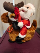 Dan Dee Santa on Moose Plays Jingle Bells  Does Not Flip  Christmas- Musical